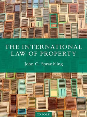 cover image of The International Law of Property